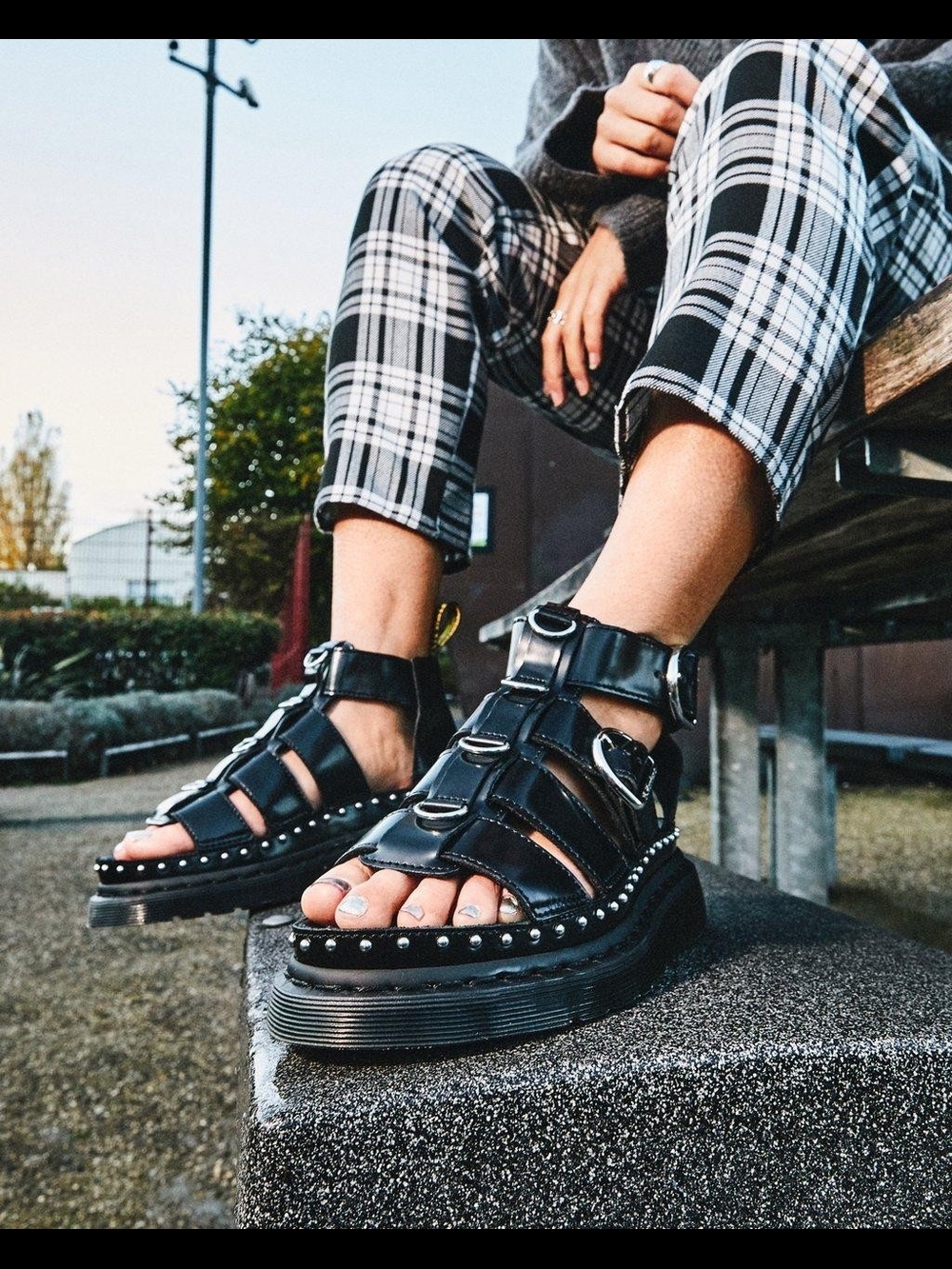 Dr. Martens Mackeye Hardware Platform Fisherman Gothic Jesus Sandals Uk 5 Us 7